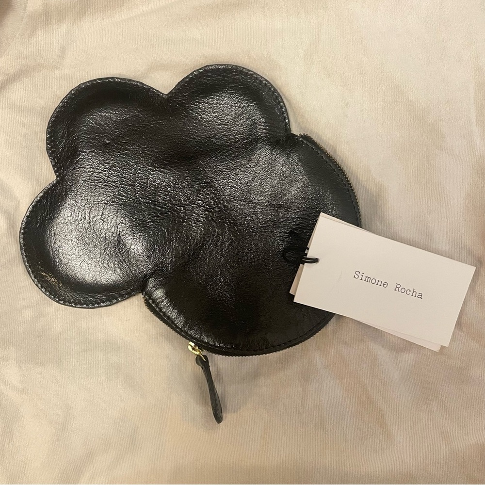 NWT Simone Rocha Black Coin Purse